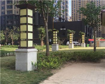 甘肅景觀燈案例-西安茅坡新城景觀燈